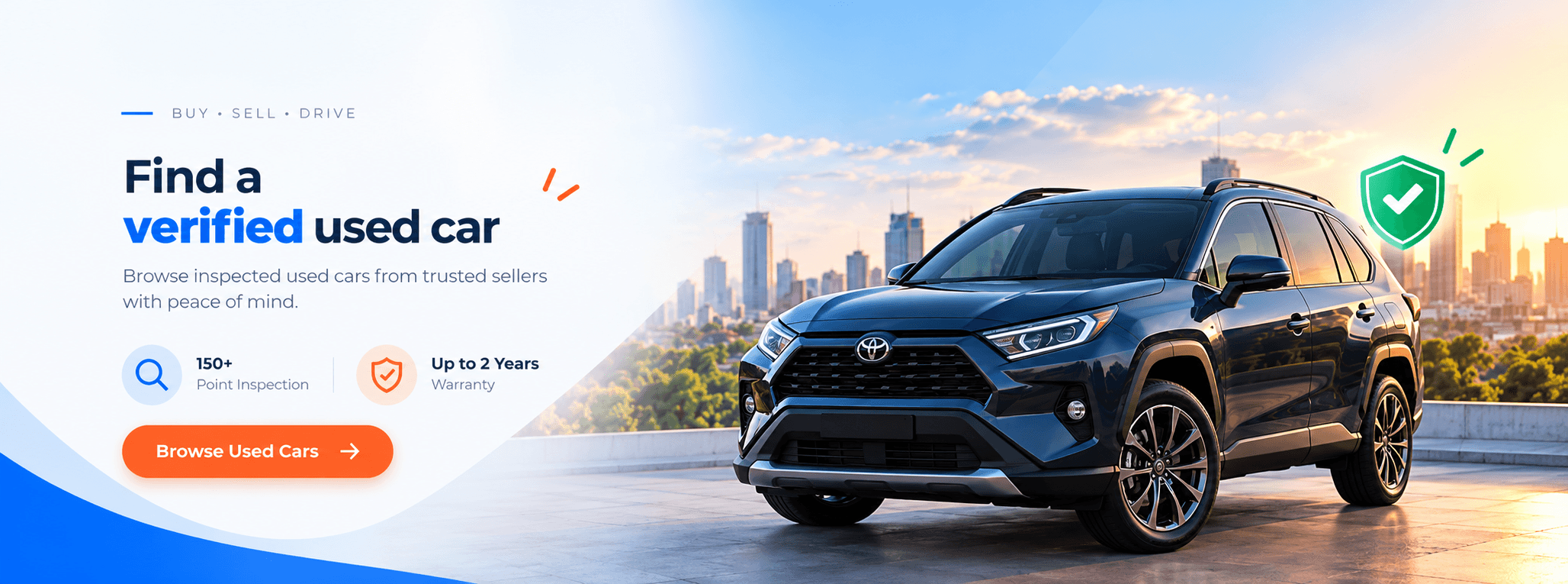 Find a verified used car: 150+ point inspection and up to 2 years warranty. Browse used cars.